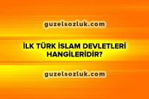 İlk Türk İslam Devletleri Hangileridir?