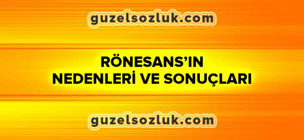 Rönesans’ın Nedenleri ve Sonuçları Nelerdir?