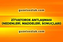 Zitvatorok antlaşması