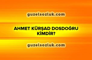 Ahmet Kürşad Dosdoğru