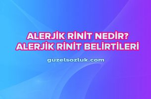 Alerjik rinit nedir? Alerjik rinit belirtileri nelerdir?