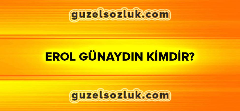 Erol Günaydın Kimdir?