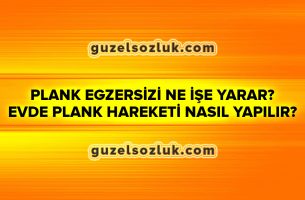 Plank Egzersizi Ne İşe Yarar? Evde Plank Hareketi Nasıl Yapılır?