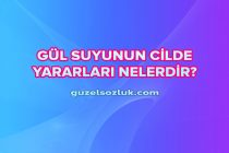 Gül Suyunun Cilde Yararları Nelerdir?