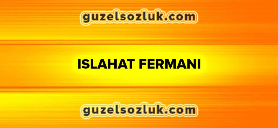 Islahat Fermanı: Maddeleri, Nedenleri ve Sonuçları