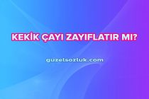 Kekik Çayı Zayıflatır mı?