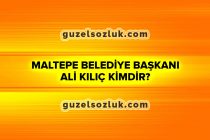 Maltepe Belediye Başkanı Ali Kılıç Kimdir?