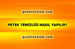 Petek Temizliği Nasıl Yapılır?