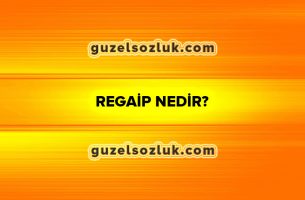 Regaip-Nedir