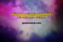 Rüyada Deprem Görmek Ne Anlama Gelir?