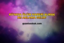 Rüyada Ölüm Haberi Almak Ne Anlama Gelir?