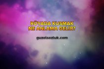 Rüyada Kusmak Ne Anlama Gelir?